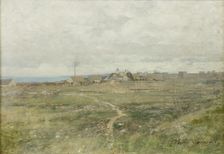 View towards Visby ring wall. Creator: Victor Forssell