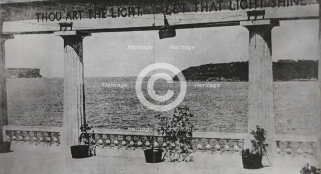 View to the Heads from the Amphitheatre, Balmoral Beach, Mosman, c1920s. Creator: Unknown.