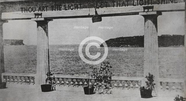 View to the Heads from the Amphitheatre, Balmoral Beach, Mosman, c1920s. Creator: Unknown.
