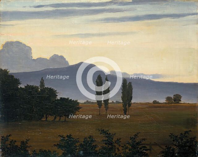 View to the Taunus Mountains, 1840. Creator: Philipp Veit.