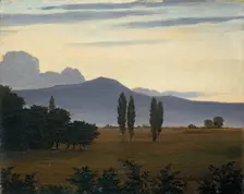 View to the Taunus Mountains, 1840. Creator: Philipp Veit