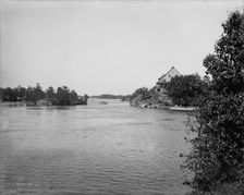 View up from Echo Lodge, Thousand Islands, (1901?). Creator: Unknown