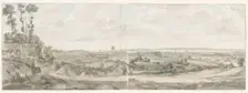 View with the steps of the theater in Syracuse, 1778. Creator: Louis Ducros