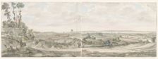 View with the steps of the theater in Syracuse, 1778. Creator: Louis Ducros