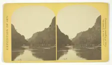 View across Black Cañon. The grand walls in perspective, 1871. Creator: Tim O'Sullivan