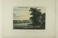 View above the Falls of Schuylkill, plate three of the first number of Picturesque View..., 1819/21. Creator: John Hill