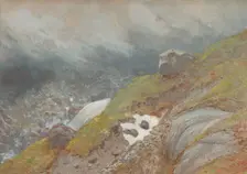 View Above Handeck, Switzerland, 1875. Creator: Eugène Emmanuel Viollet-le-Duc