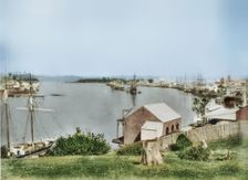 View along the Brisbane River, 1873. Creator: Unknown