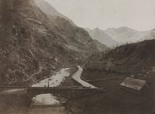 View Along the Route to Luz, Portugal, 1852-1853. Creator: John Stewart (British, 1800-1887); Blanquart-Évrard