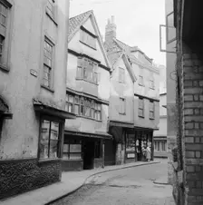 View along Host Street, Bristol, 1945. Artist: Eric de Maré