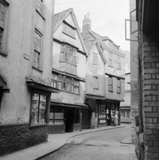 View along Host Street, Bristol, 1945. Artist: Eric de Maré