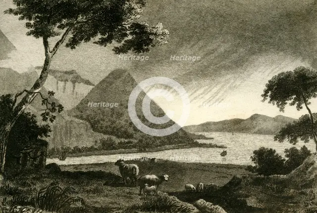 'View at the Ferry of Ballyhulish', late 18th century.  Creators: Unknown, F Cary.