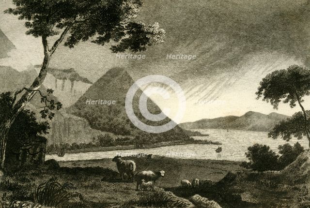'View at the Ferry of Ballyhulish', late 18th century.  Creators: Unknown, F Cary.