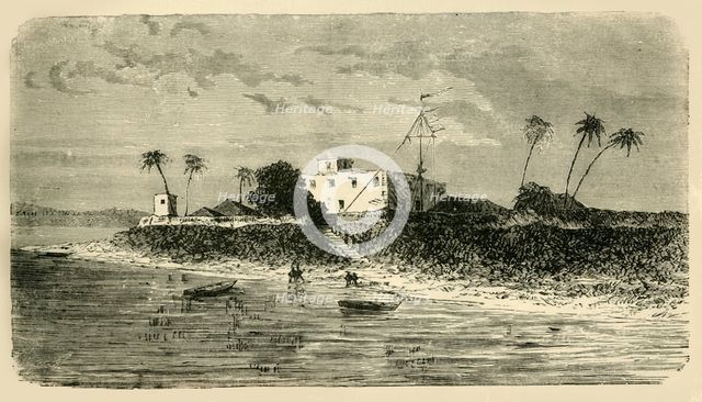 'View at the Mouth of the Hooghly', 1890.   Creator: Unknown.