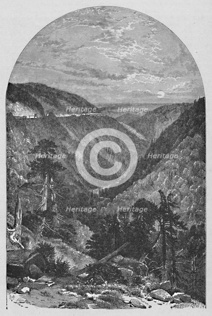 'View at Allegrippus', 1883. Artist: Meeder & Chubb.