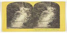 View at Bush Point, Cayuga Lake, near Ithaca, N.Y., 1860/65. Creator: J. C. Burritt