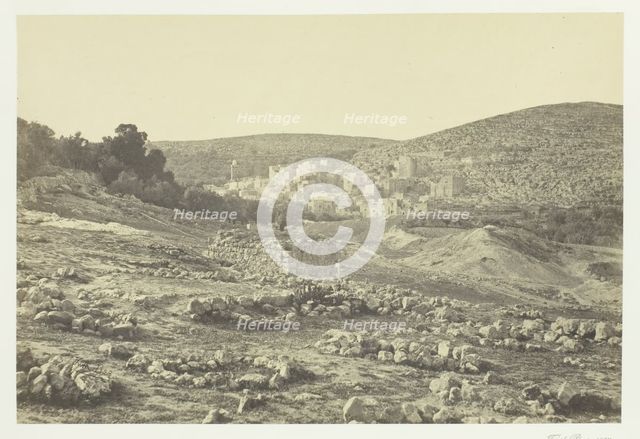 View at Hebron, 1857. Creator: Francis Frith.