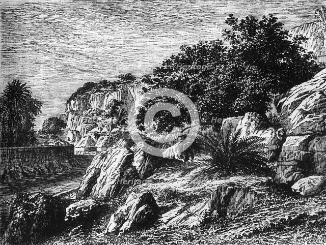 'View at Malabar Hill, near Bombay', c1891. Creator: James Grant.