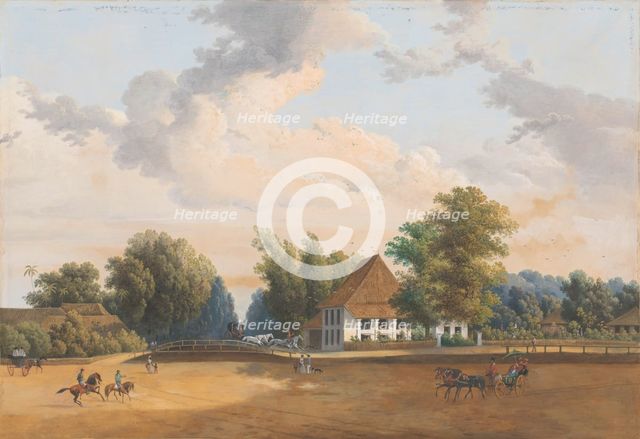 View at Rijswijk Batavia, 1838-1898. Creator: Charles William Meredith van de Velde.