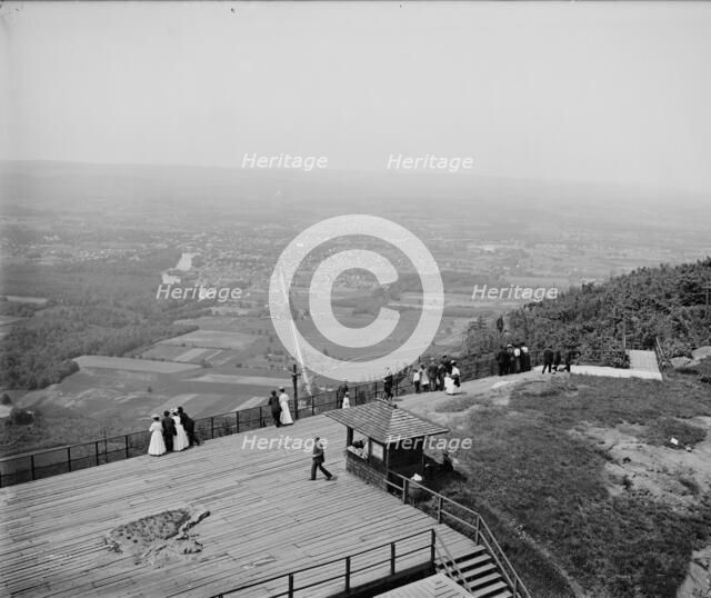 View from Mt. Tom, Holyoke, Mass., c1908. Creator: Unknown.