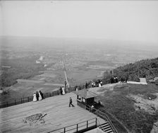 View from Mt. Tom, Holyoke, Mass., c1908. Creator: Unknown