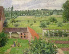 View from my Window, Eragny-sur-Epte, 1886-1888. Artist: Camille Pissarro