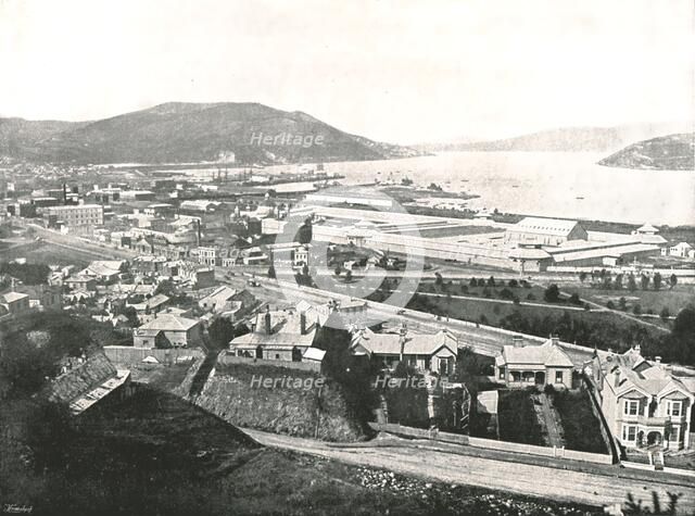 View from Maitland Street, Dunedin, New Zealand, 1895.  Creator: Unknown.