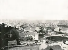 View from Milton Road, Napier, New Zealand, 1895. Creator: Unknown
