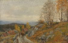 View from Modum, 1883. Creator: Jorgen Sorensen