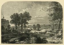 View from "Moll King's House", Hampstead, in 1760 (c1876). Creator: Unknown