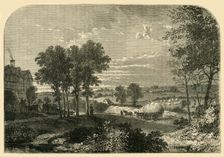 View from "Moll King's House", Hampstead, in 1760 (c1876). Creator: Unknown
