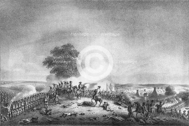 'View from Mont St. Jean of The Battle of Waterloo...1815', (c1816). Creator: Unknown.