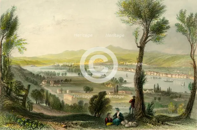 'View from Mount Ida (Near Troy)', c1839.  Creator: H Wallis.