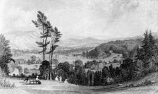 View from Norbury, Surrey, 19th century.Artist: William Radclyffe