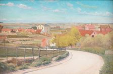 View from a Road near Næstved, Zealand, 1893-1896. Creator: Laurits Andersen Ring