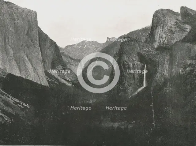 'View from Artist's Point, Yosemite Valley', USA, 1895.  Creator: Unknown.