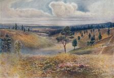 View from Beacon Hill, Hindhead 1911, (1914). Artist: James S Ogilvy