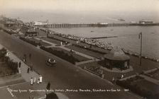 View from Beaumont Hall Hotel, Marine Parade, Clacton-on-Sea c1925