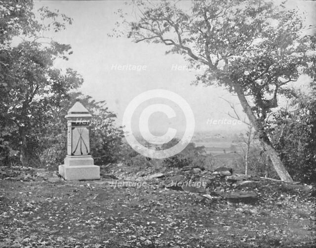 'View from Culp's Hill, Gettysburg, Pennsylvania', c1897. Creator: Unknown.