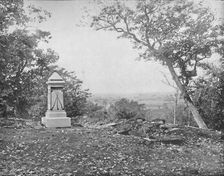 View from Culp's Hill, Gettysburg, Pennsylvania c1897. Creator: Unknown