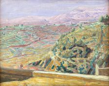 View from Castle Square, Cagnes, 1923. Creator: Niels Larsen Stevns