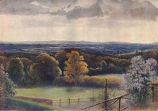 View from Coneyhurst Hill, Ewehurst 1911, (1914). Artist: James S Ogilvy