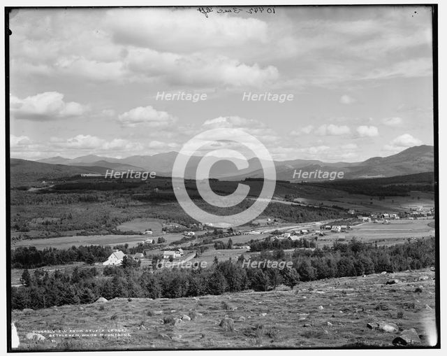 View from Crufts Ledge, Bethlehem, White Mountains, between 1890 and 1901. Creator: Unknown.