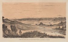 View from "Duke of Manchester's Land", Halcombe, c.1878. Creator: Edith Stanway Halcombe