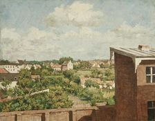 View from Düsseldorf, 1865. Creator: August Jernberg