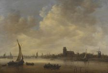 View from Dordrecht, 1655. Creator: Jan van Goyen