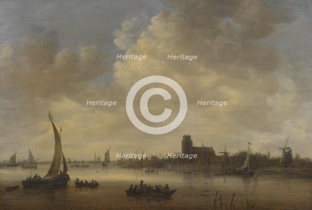 View from Dordrecht, 1655. Creator: Jan van Goyen.