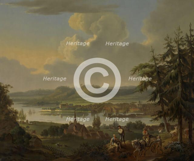 View from Ekebergasen, probably 1792. Creator: Christian August Lorentzen.