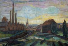 View from Gamlebyen in Oslo, 1938. Creator: Anders C Svarstad