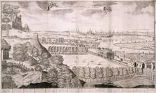 View from Greenwich Park, London, 1723. Artist: Sutton Nicholls